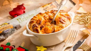 Timballo con tortellini al ragu