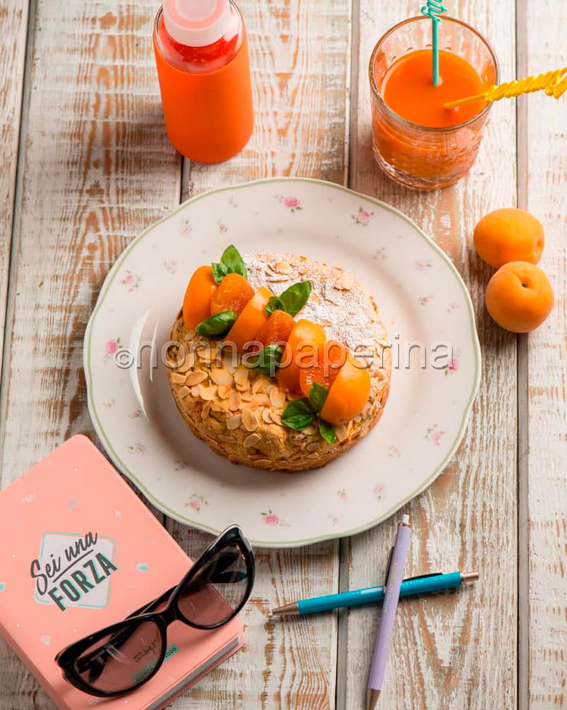 Torta di mais bianco e mandorle