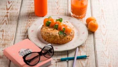 Torta di mais bianco e mandorle