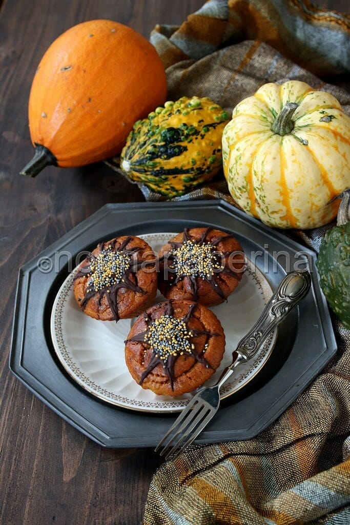 Tortini di zucca e cioccolato