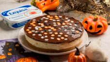 Una cheesecake con formaggio cremoso per Halloween! Una cheesecake con formaggio cremoso per Halloween!
