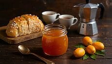 colazione con marmellata di kumquat