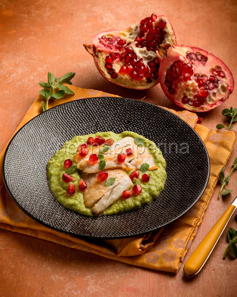 Branzino alla melagrana