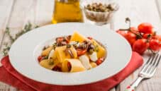 Calamarata con mozzarella di bufala, strepitosa