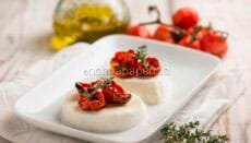 Caprese con pomodorini confit