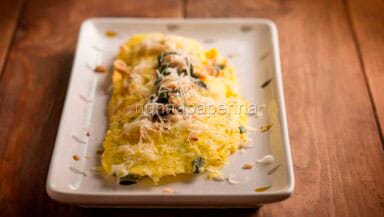 Omelette con formaggio di capra