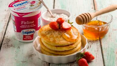 Pancakes con i fiocchi di latte Exquisa