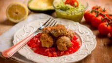 Polpettine di vitello con avocado