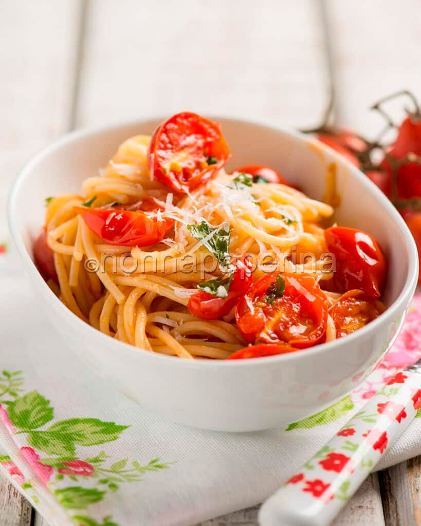 Spaghetti al pomodoro del Piennolo