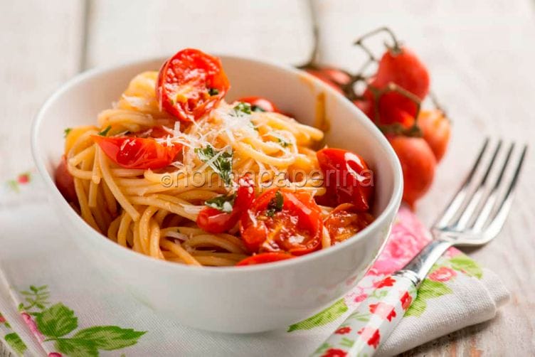 Spaghetti al pomodorino del Piennolo