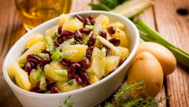 Insalata con patate e fagioli