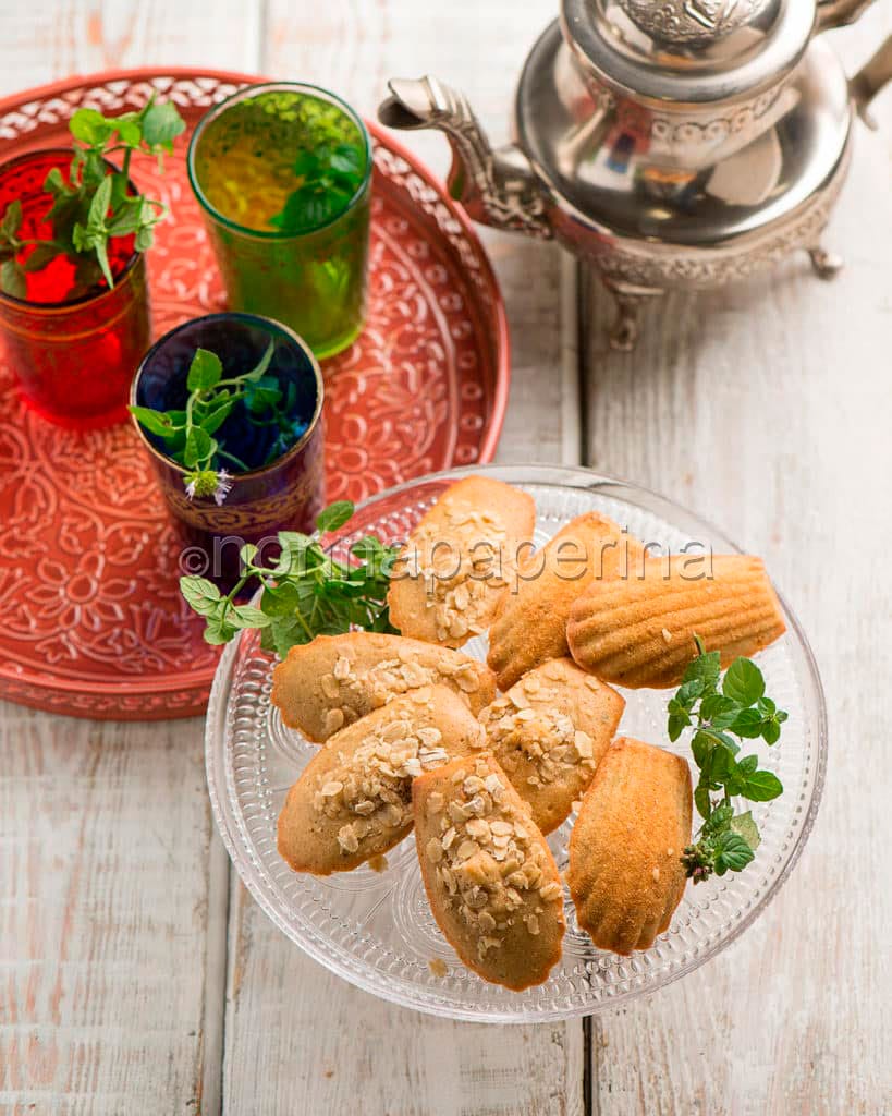 Madeleine con farina di avena