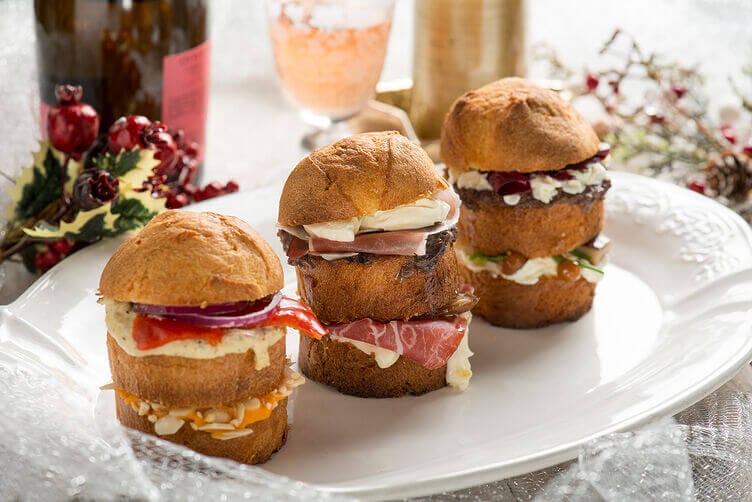 Mini panettone ai salumi