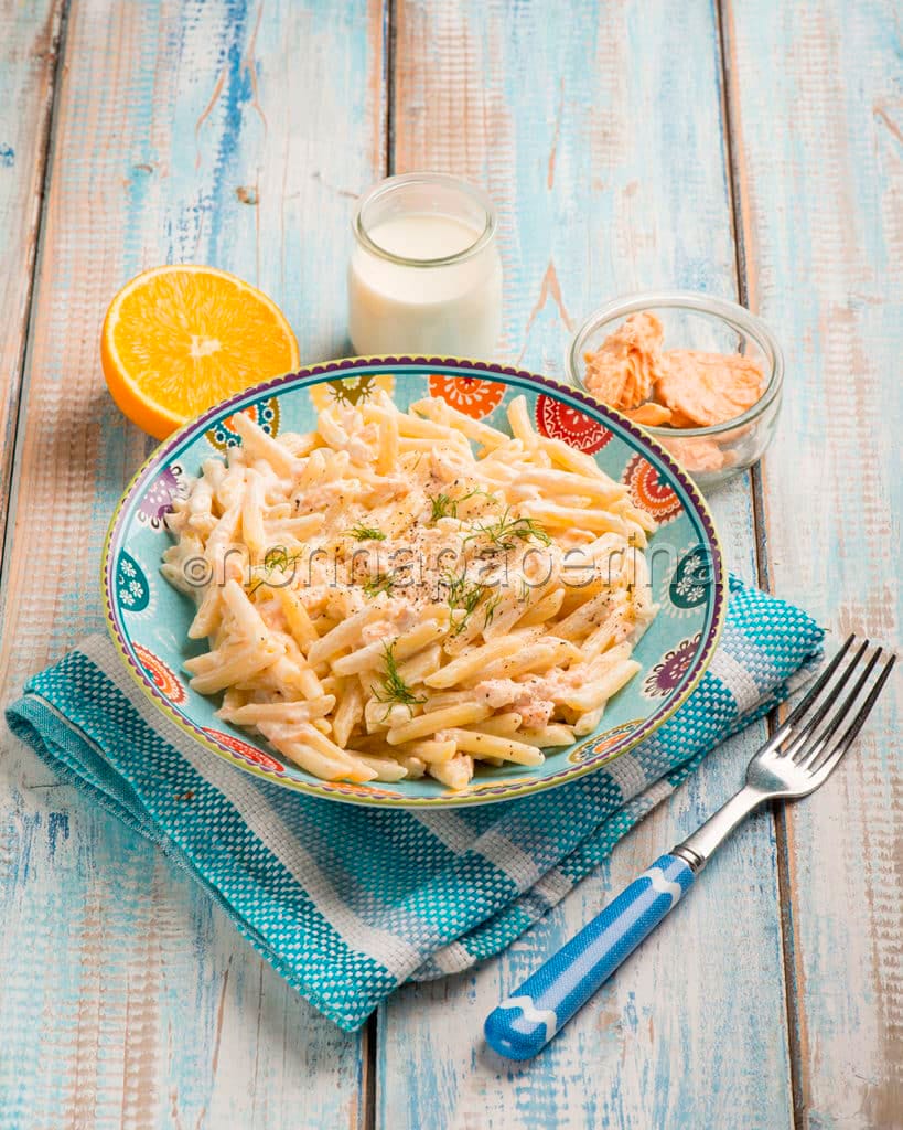 Pennette salmone e finocchietto