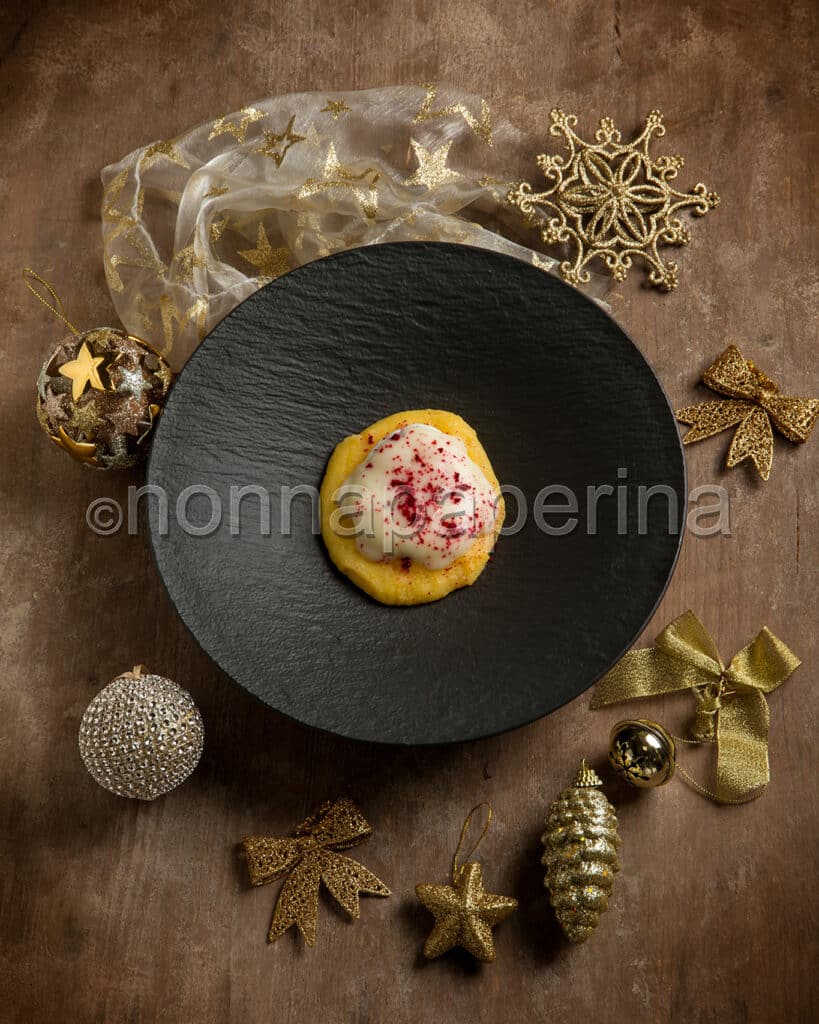 Polenta morbida con uovo