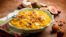 Risotto con fichi e tomino, un risotto agrodolce