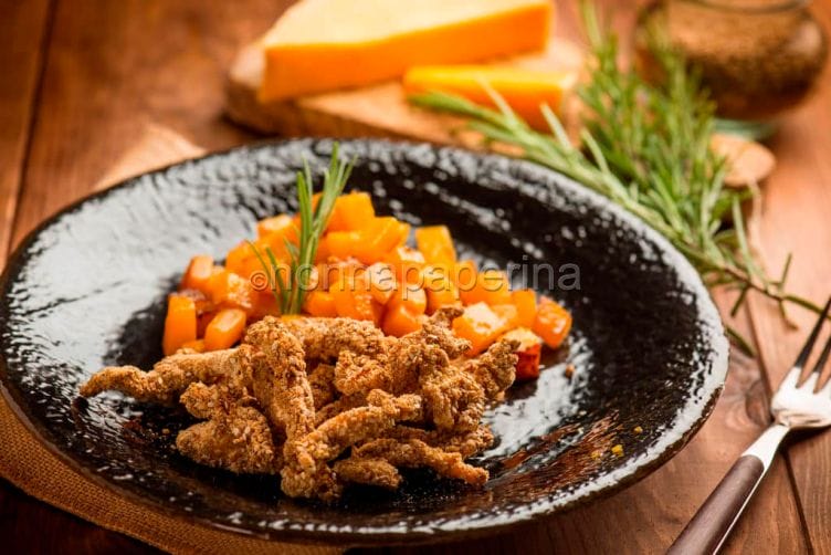 Straccetti di tacchino al sesamo