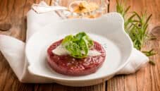 Tartare di bresaola con senape dolce, sensazionale