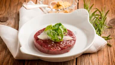 Tartare di bresaola con senape dolce