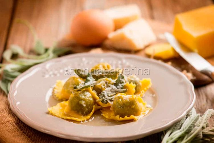 Tortello alle erbe amare