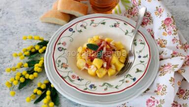 Gnocchi di ricotta allo zafferano