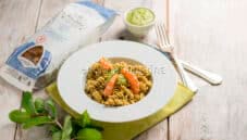 Pasta con gamberi e fave, un piatto gustoso