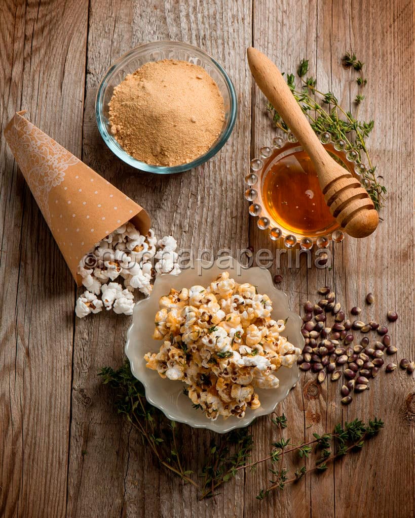 Popcorn al miele e timo Popcorn al miele e timo
