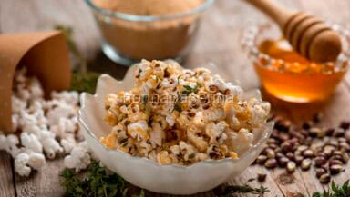 Popcorn al miele e timo