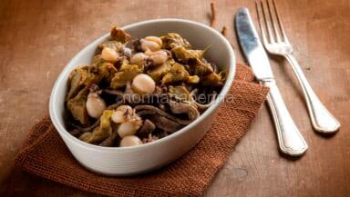 Tagliatelle di grano saraceno con seppioline