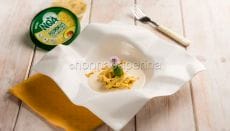 Tagliatelle di grano saraceno con hummus