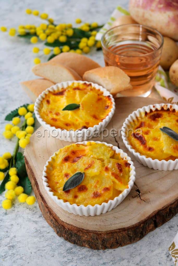 Teglia di rape e patate Teglia di rape e patate