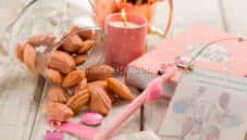 Mini madeleine con olio di argan e mangostano Mini madeleine con olio di argan e mangostano