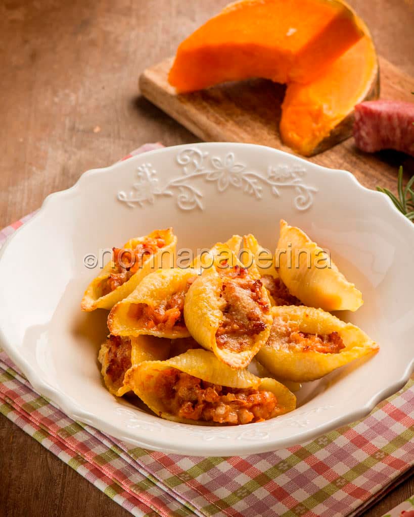 Conchiglioni ripieni con zucca Conchiglioni ripieni con zucca