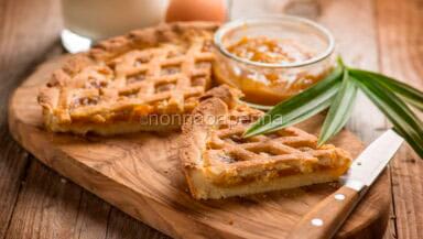 Crostata con confettura di pandan