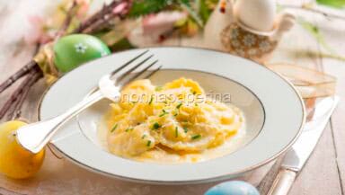 Ravioli di ricotta e limone