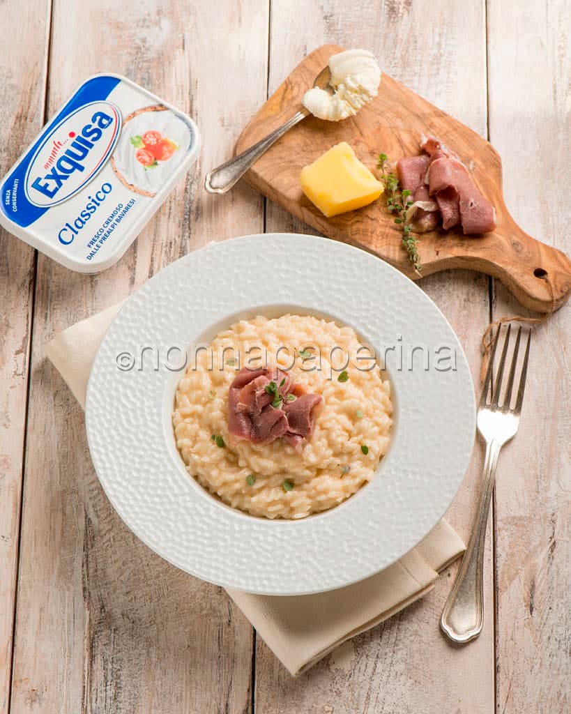 Risotto con prosciutto d Risotto con prosciutto d
