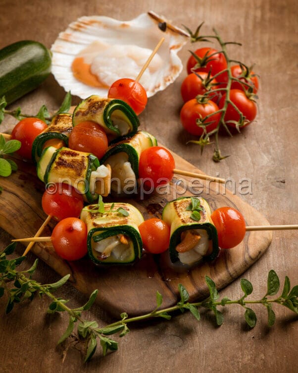 Spiedini di capesante