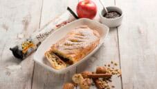 Strudel con confettura di mele e liquirizia