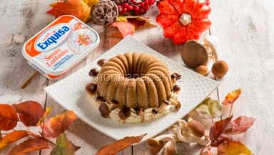 Torta di canapa con funghi porcini