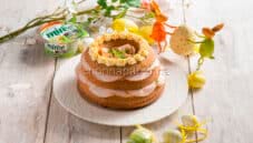 Torta multistrato con pollo e curry, ottimo mix