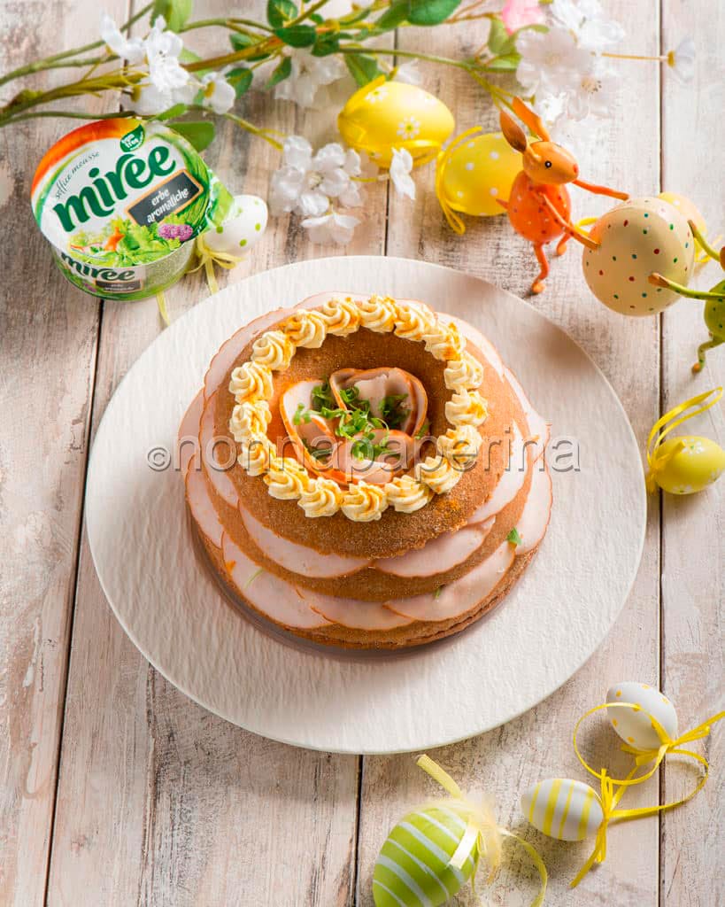 Torta multistrato con pollo e curry Torta multistrato con pollo e curry