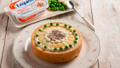 Torta seppie e piselli