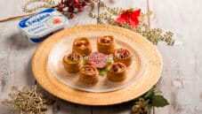 Vol au vent con formaggio e cotechino, di classe