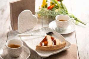 Crostata con confettura di ciliegie