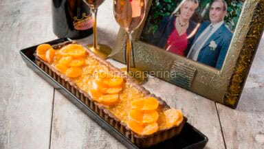 Crostata di fonio con marmellata