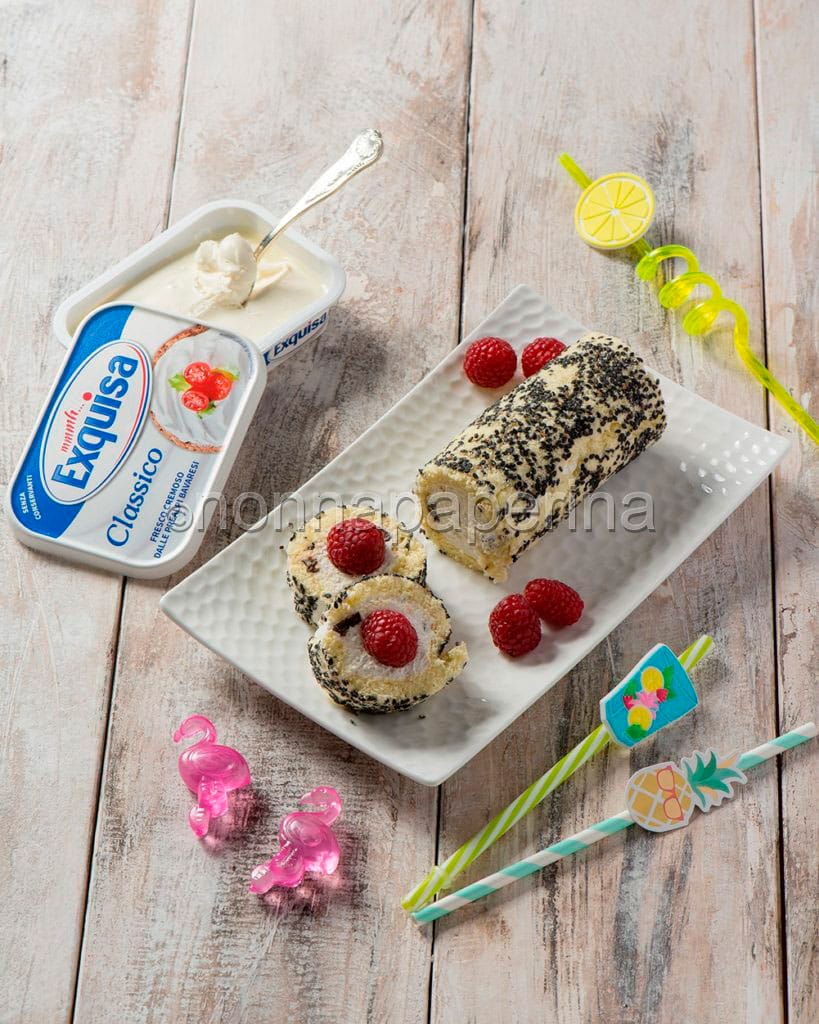 Maki dolce con crema al formaggio