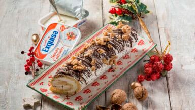 tronchetto con mousse di formaggio