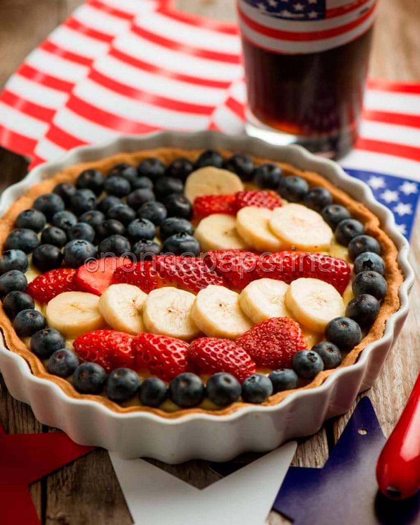Crostata stelle e strisce Crostata stelle e strisce
