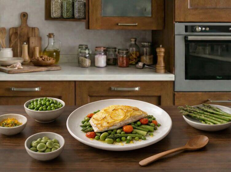 Filetto di orata in crosta di patate