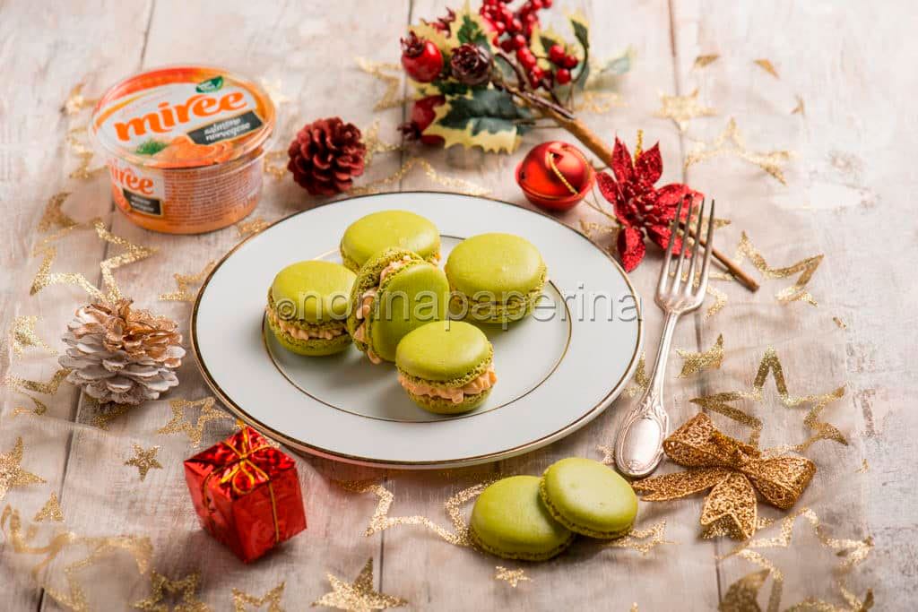 Macarons salati con salmone